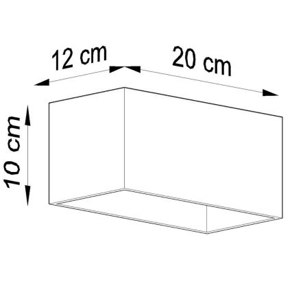 Nástěnné svítidlo QUAD MAXI 2xG9/40W/230V