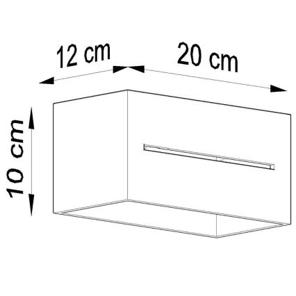 Nástěnné svítidlo LOBO 2xG9/40W/230V černá