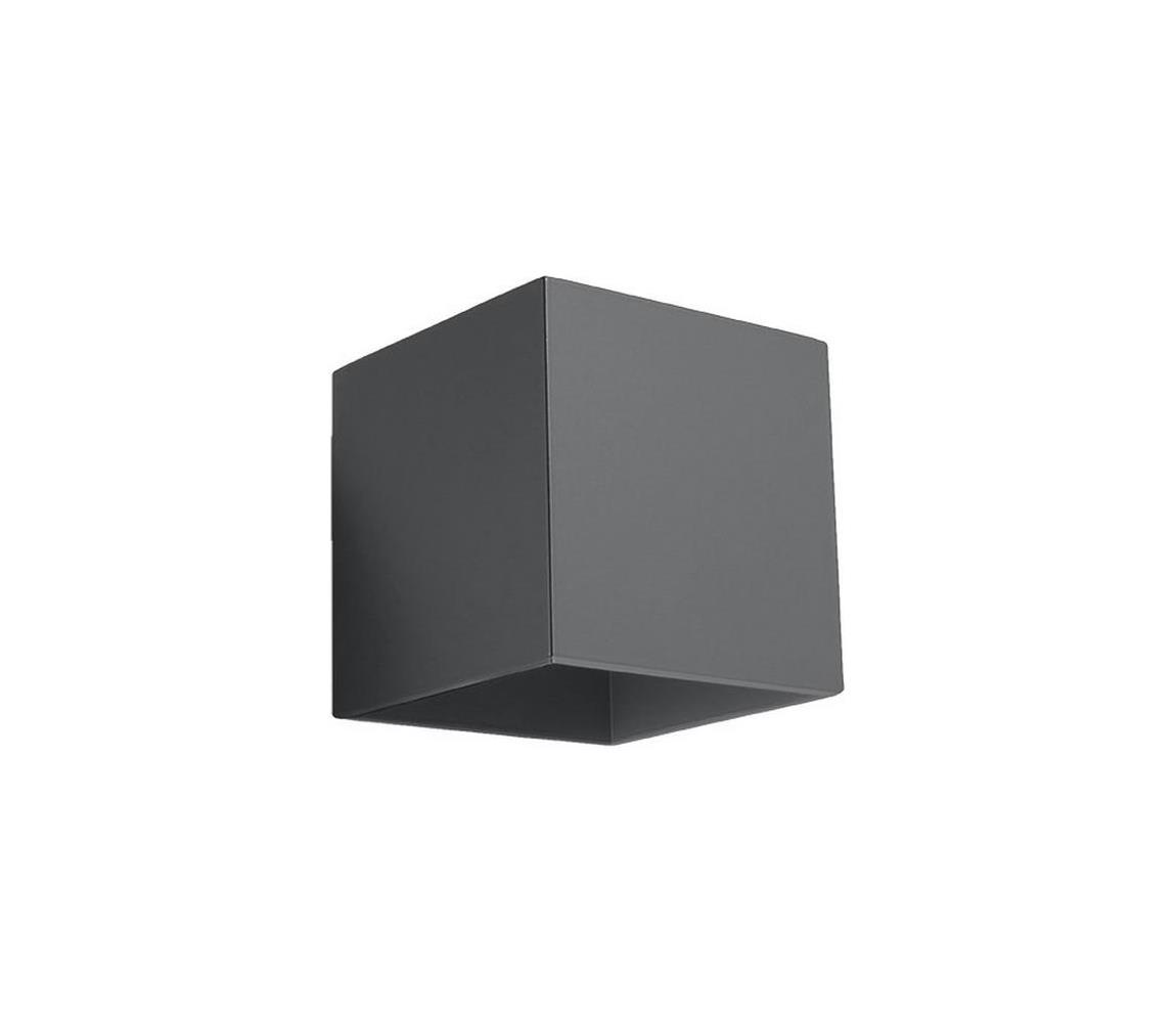 Sollux Sollux SL.0565 - Nástěnné svítidlo QUAD 1 1xG9/40W/230V antracit SLX0565