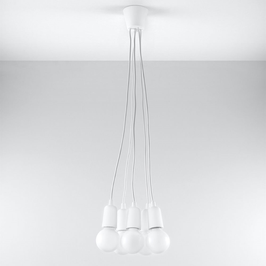 Lustr na lanku DIEGO 5xE27/60W/230V