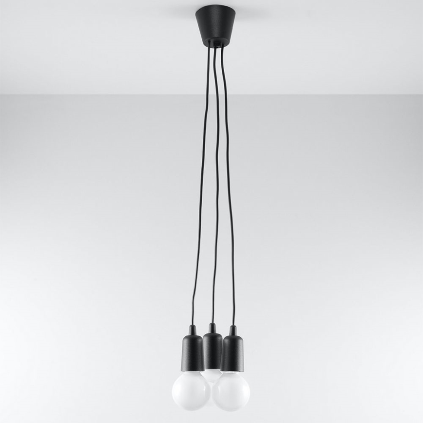 Lustr na lanku DIEGO 3xE27/60W/230V