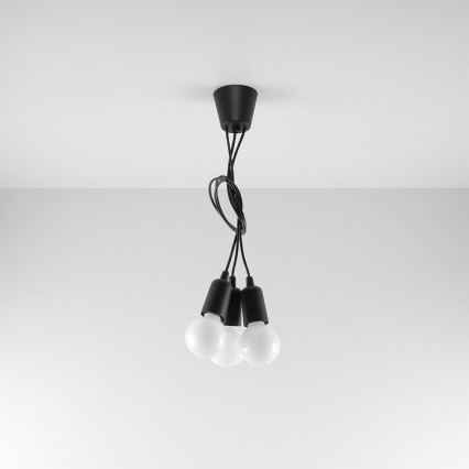 Lustr na lanku DIEGO 3xE27/60W/230V