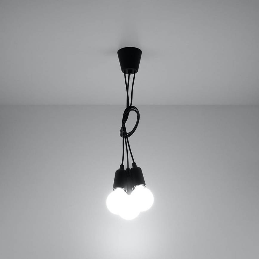Lustr na lanku DIEGO 3xE27/60W/230V