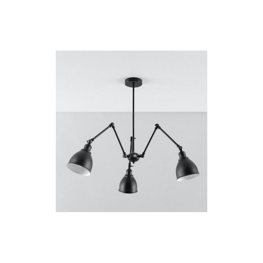 Lustr na tyči STARK SHADE 3xE27/60W/230V