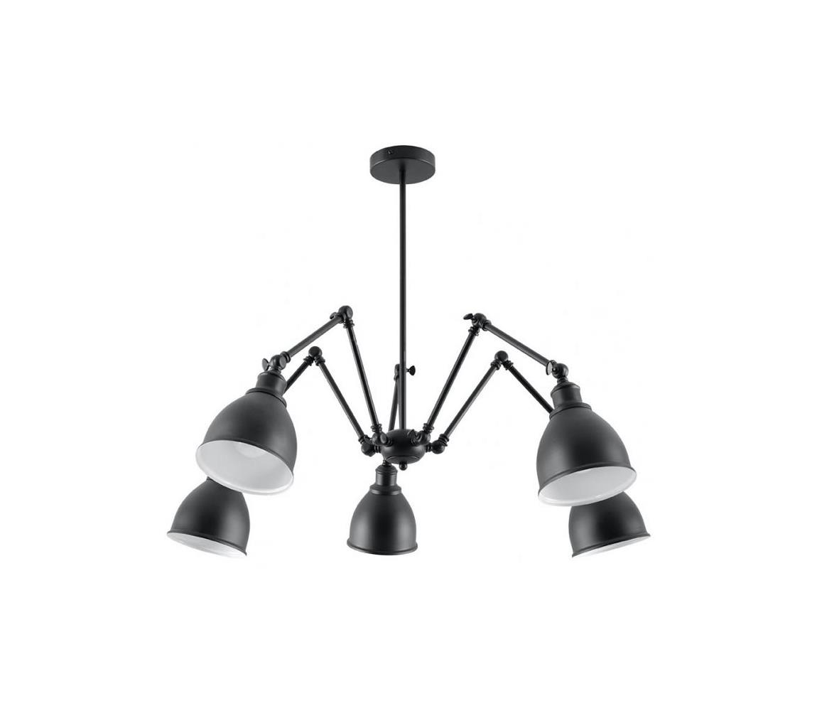 Sollux Sollux SL.0615 - Lustr na tyči STARK SHADE 5xE27/60W/230V SLX0409