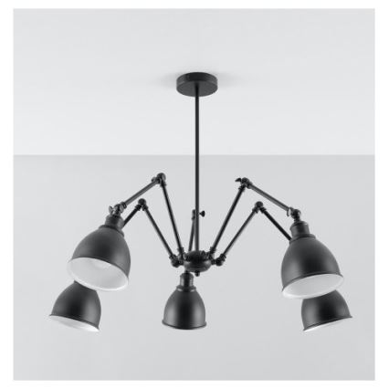 Lustr na tyči STARK SHADE 5xE27/60W/230V