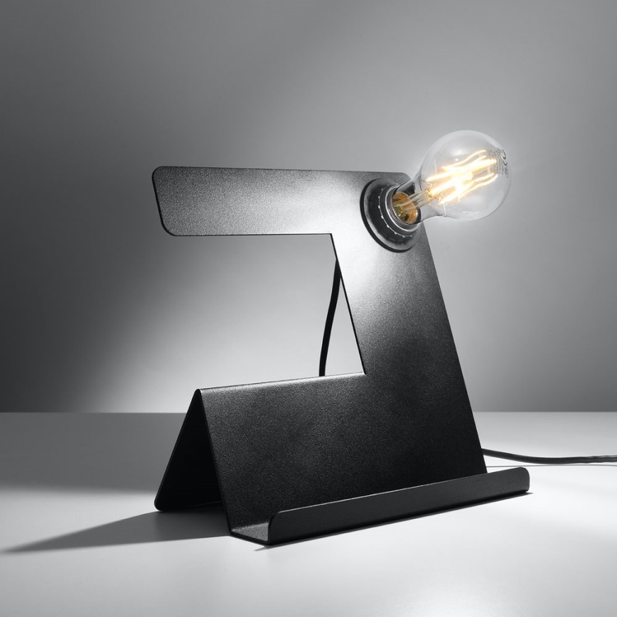 Stolní lampa INCLINE 1xE27/60W/230V černá