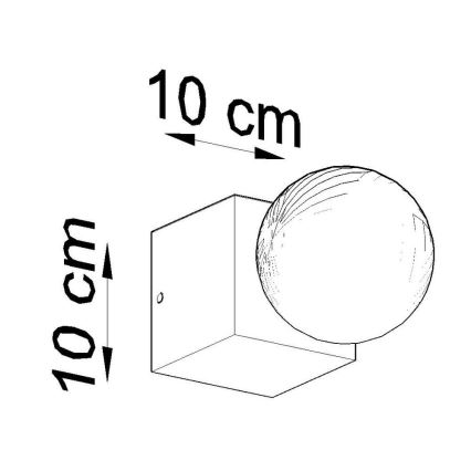 Nástěnné svítidlo ABEL 1xE27/15W/230V buk