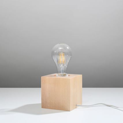 Stolní lampa ABEL 1xE27/15W/230V buk