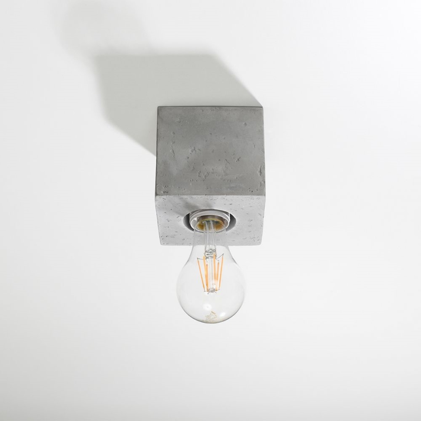 Stropní svítidlo ABEL 1xE27/15W/230V beton