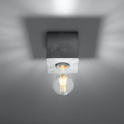 Stropní svítidlo ABEL 1xE27/15W/230V beton