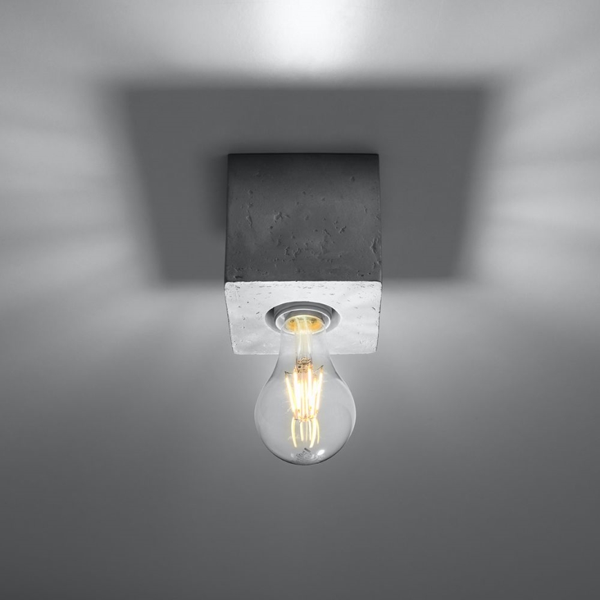 Stropní svítidlo ABEL 1xE27/15W/230V beton