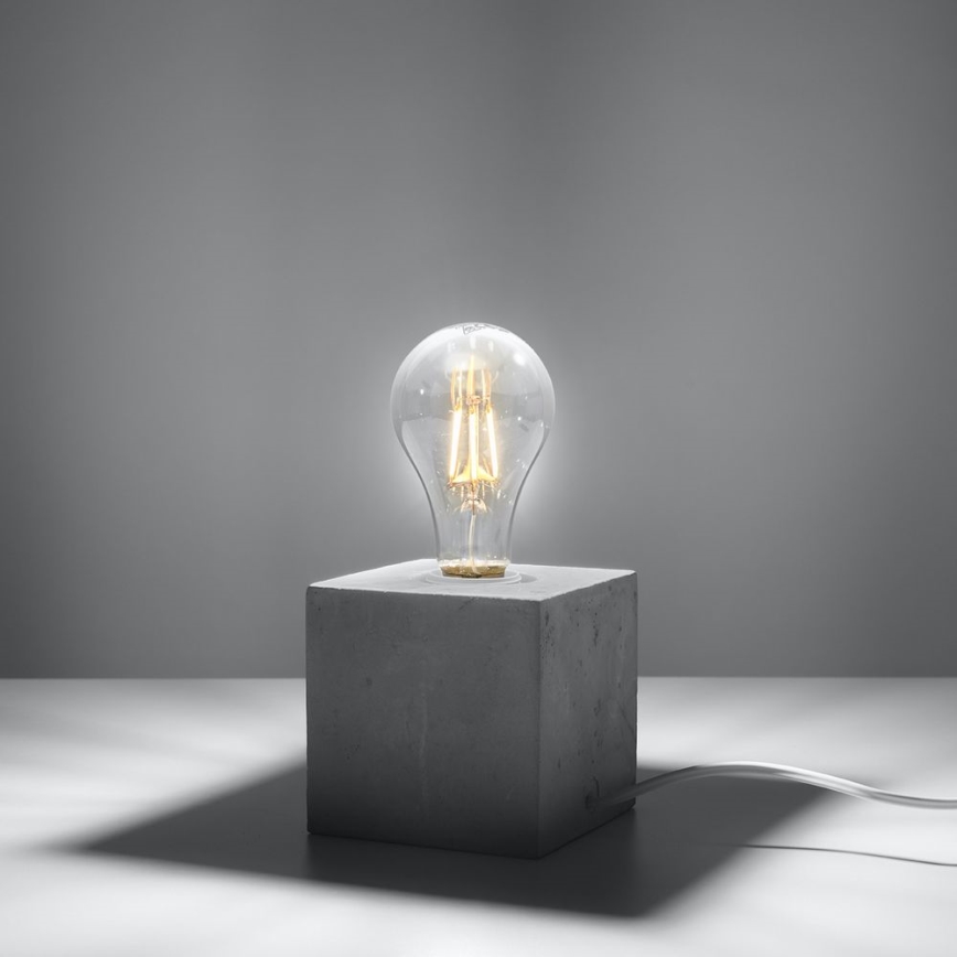 Stolní lampa ABEL 1xE27/15W/230V beton