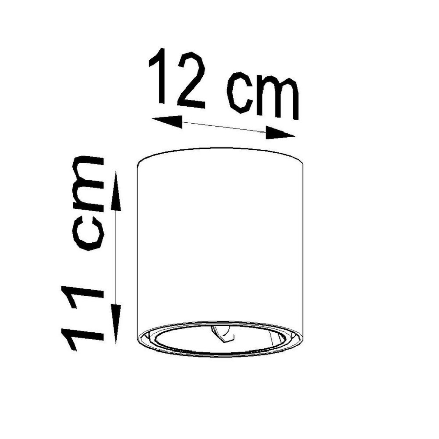 Bodové svítidlo TIUBE1xGU10-AR111/10W/230V
