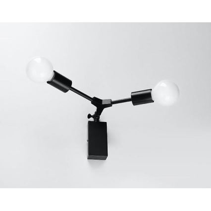 Nástěnné svítidlo PLATO 2xE27/60W/230V