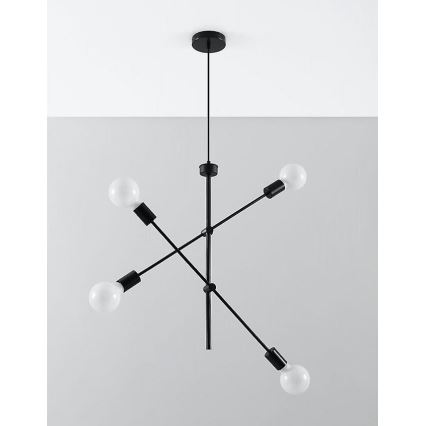 Lustr na lanku CONCEPT 4xE27/60W/230V