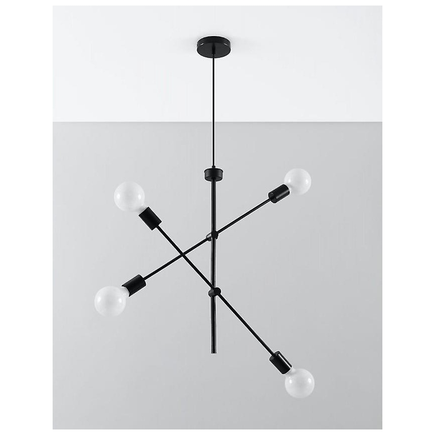 Lustr na lanku CONCEPT 4xE27/60W/230V