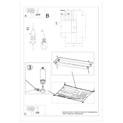 LED Stropní svítidlo LUNA 2xG13/8,5W/230V 8x10,5 cm bílá