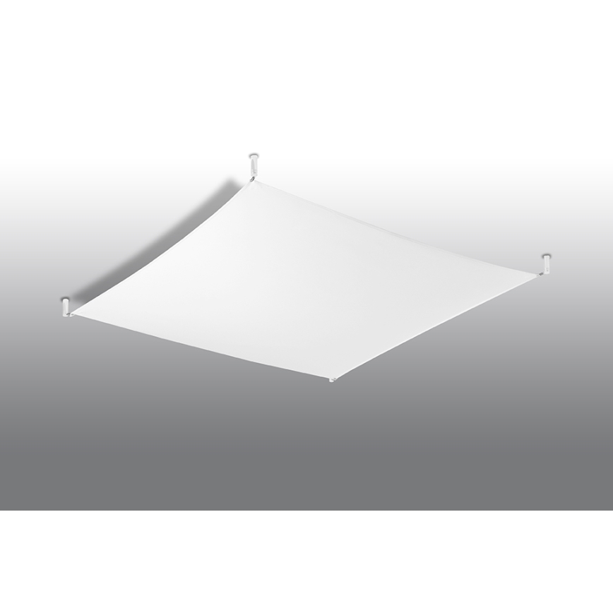 LED Stropní svítidlo LUNA 6xG13/8,5W/230V 140x140 cm bílá