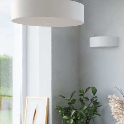 Stropní svítidlo SKALA 3xE27/60W/230V pr. 30 cm bílá