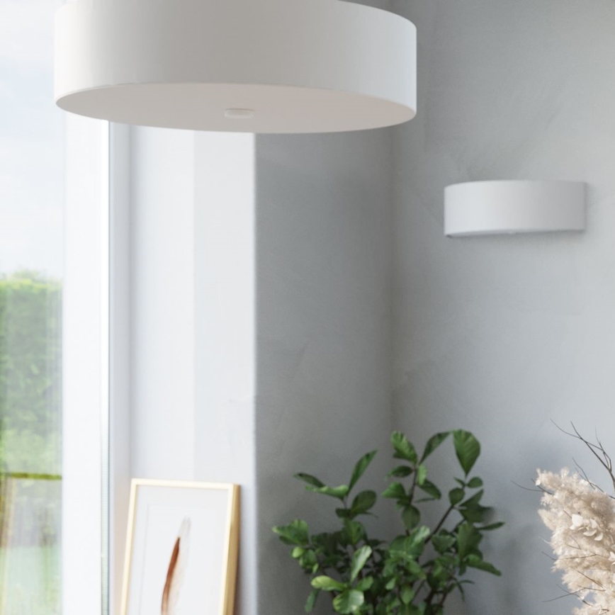 Stropní svítidlo SKALA 3xE27/60W/230V pr. 30 cm bílá