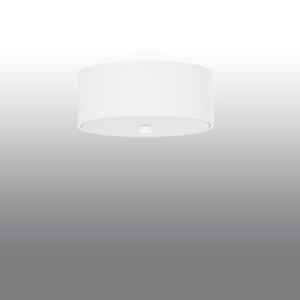 Stropní svítidlo SKALA 3xE27/60W/230V pr. 30 cm bílá