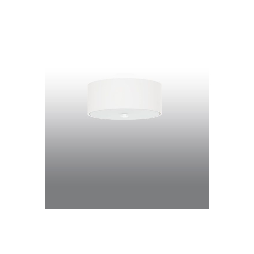Stropní svítidlo SKALA 3xE27/60W/230V pr. 30 cm bílá