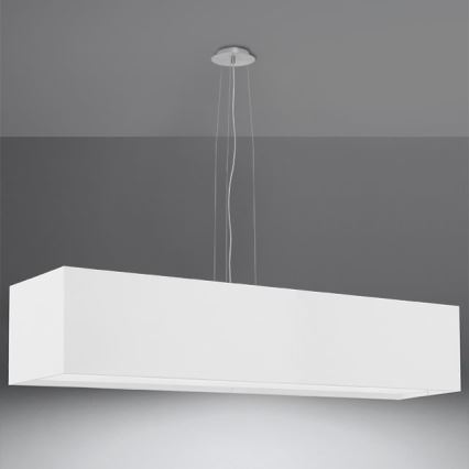 Lustr na lanku SANTA 5xE27/60W/230V 120 cm bílá