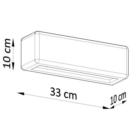 Nástěnné svítidlo SUBANI 1xE27/60W/230V