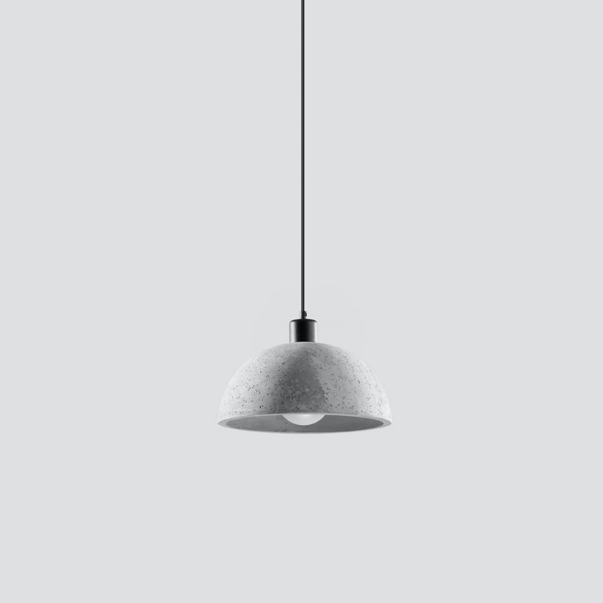 Lustr na lanku PABLITO 1xE27/60W/230V beton