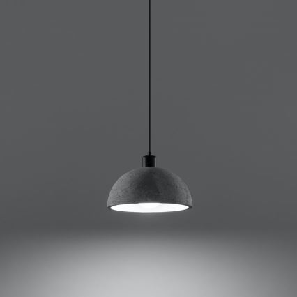 Lustr na lanku PABLITO 1xE27/60W/230V beton