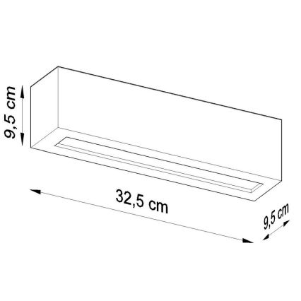 Nástěnné svítidlo VEGA 1xE27/60W/230V šedá