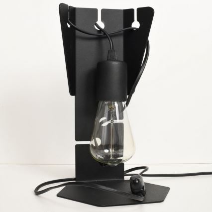 Stolní lampa ARBY 1xE27/60W/230V černá