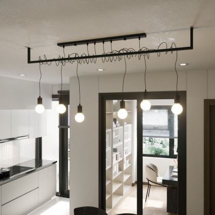 Přisazený lustr SALAMANCA 4xE27/60W/230V
