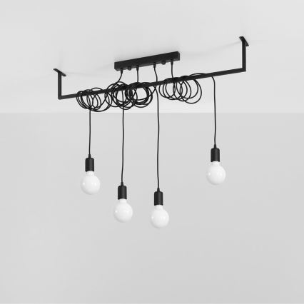 Přisazený lustr SALAMANCA 4xE27/60W/230V