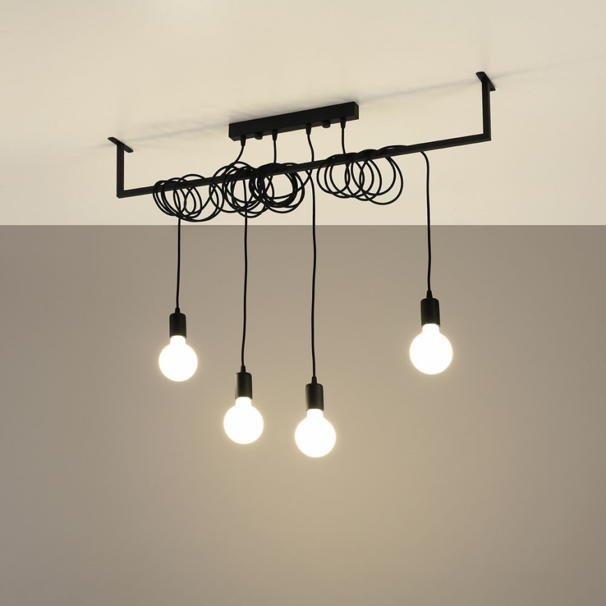 Přisazený lustr SALAMANCA 4xE27/60W/230V