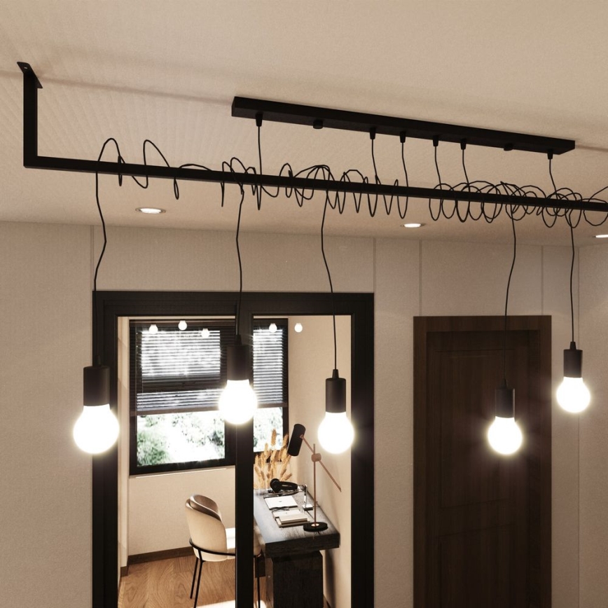 Přisazený lustr SALAMANCA 6xE27/60W/30V