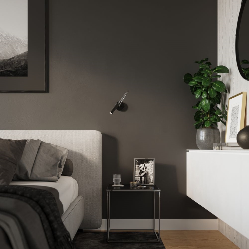 Flexibilní lampička AXIL 1xG9/12W/230V černá