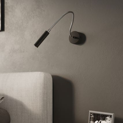 Flexibilní lampička AXIL 1xG9/12W/230V černá