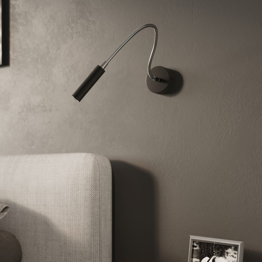 Flexibilní lampička AXIL 1xG9/12W/230V černá