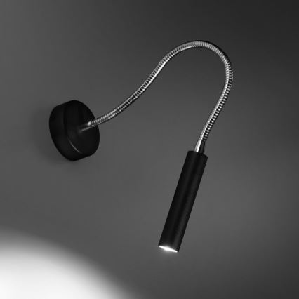 Flexibilní lampička AXIL 1xG9/12W/230V černá