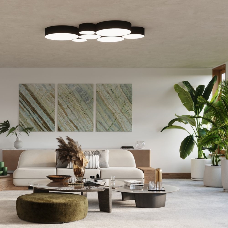 Stropní svítidlo ARENA 4xE27/15W/230V černá