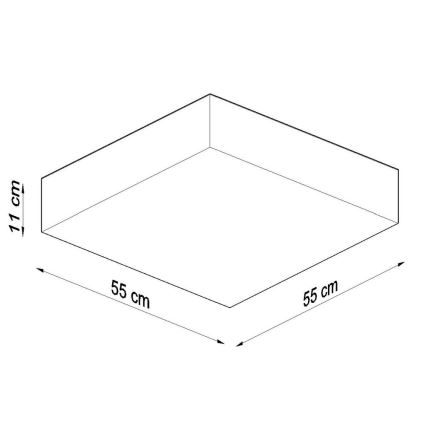 Stropní svítidlo HORUS 4xE27/60W/230V bílá