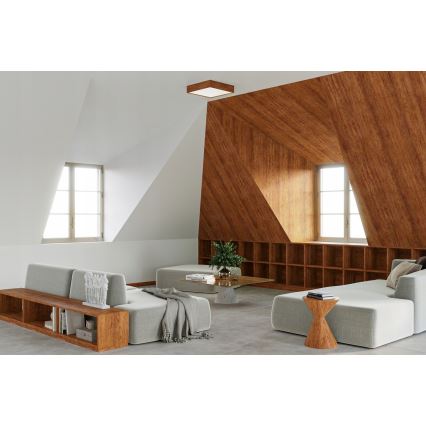 Stropní svítidlo MADERA 3xE27/60W/230V dub