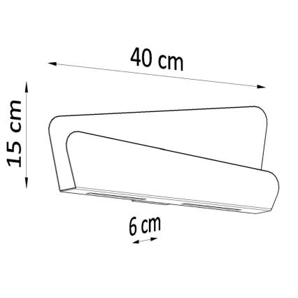 Nástěnné svítidlo BASCIA 2xG9/40W/230V