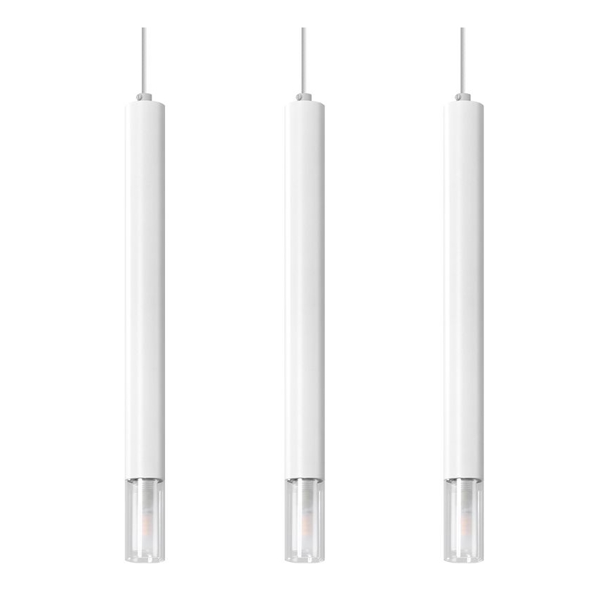 Lustr na lanku VIZIER 3xG9/40W/230V bílá