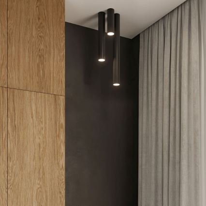 Bodové svítidlo LAGOS 1xGU10/10W/230V 10 cm černá