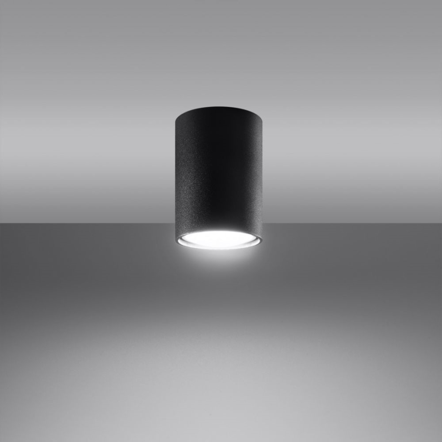 Bodové svítidlo LAGOS 1xGU10/10W/230V 10 cm černá