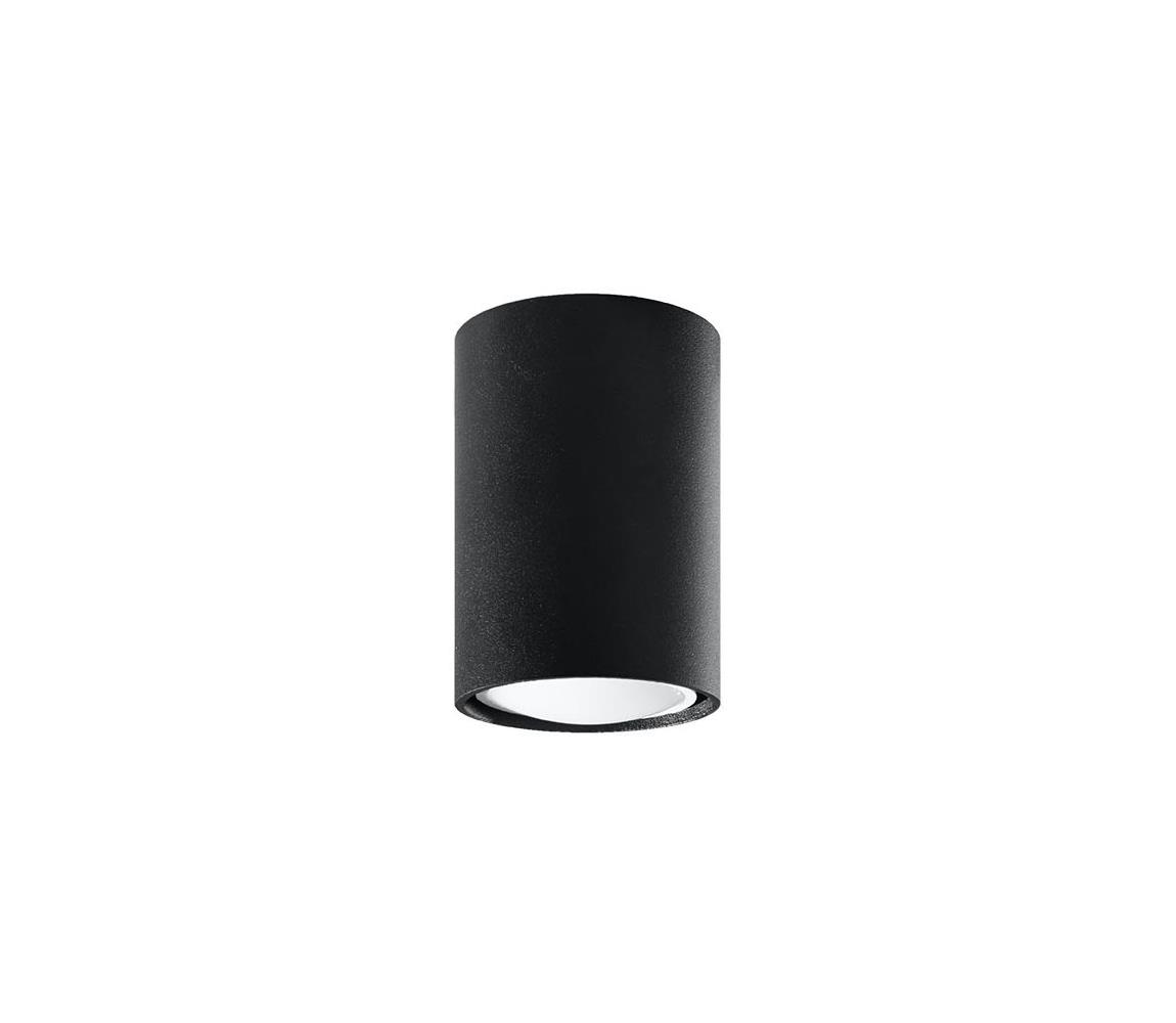 Sollux Sollux SL.1000 - Bodové svítidlo LAGOS 1xGU10/40W/230V 10 cm černá SLX0800