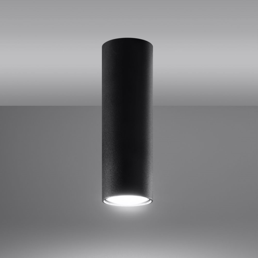 Bodové svítidlo LAGOS 1xGU10/10W/230V 20 cm černá
